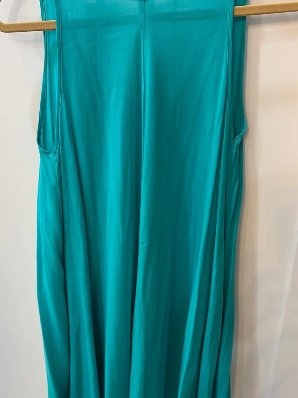 ELSA Teal V-Neck Sleeveless Swim Coverup